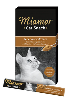 Miamor Cat Confect Leberwurst Cream 90g x 2