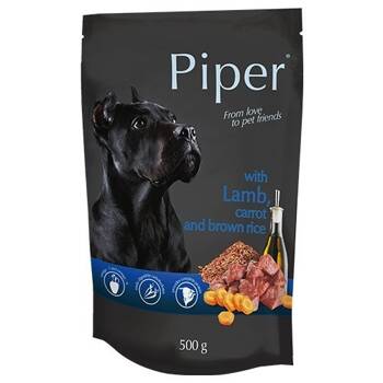 Piper s jehněčím masem a mrkví 10x500g