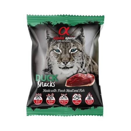 Alpha Spirit Cat Pochoutka v kostce s kachnou 50g