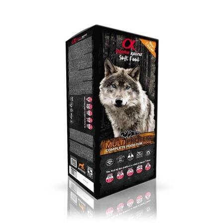 Alpha Spirit Dog Multiprotein Suché a měkké krmivo 9kg