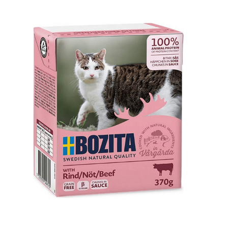 Bozita Feline v omáčce hovězí 370g x 4