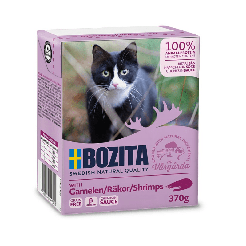 Bozita Feline v omáčce krevety 370g x 4