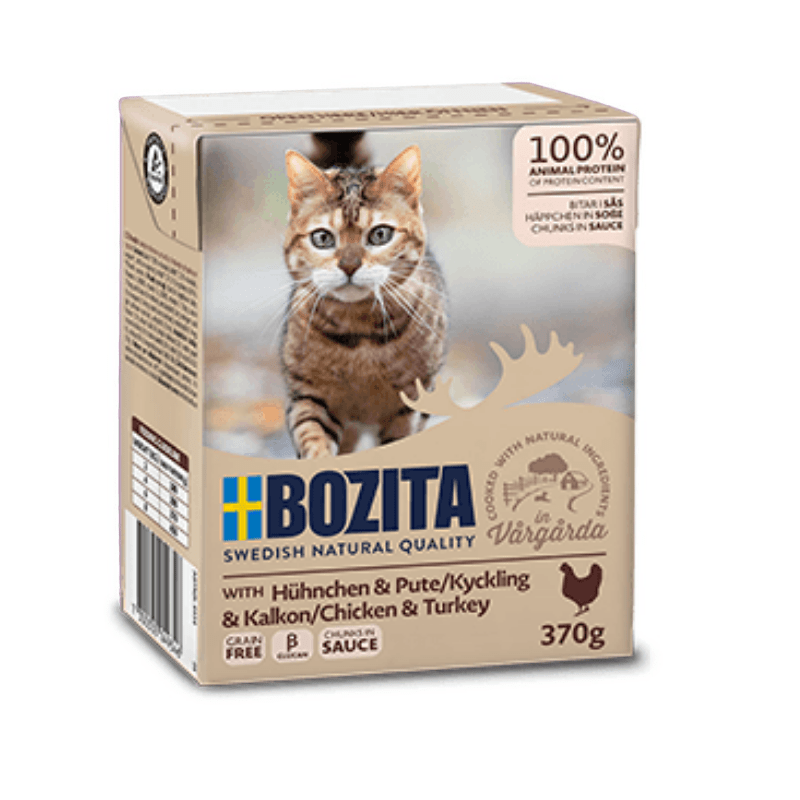 Bozita Feline v omáčce kuře i krůtí370g x 4