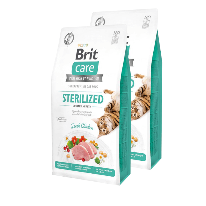 Brit Care Cat Grain-free Sterilized Urinary Health 2x7kg
