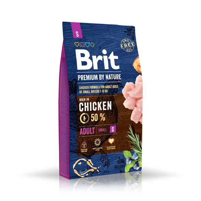 Brit Premium By Nature Adult Small S 1kg