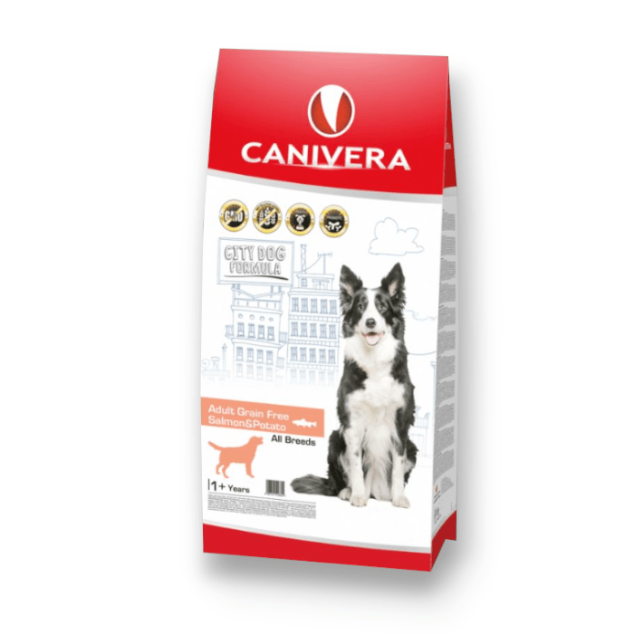 Canivera Adult All Breeds Grain Free Salmon & Potato 14kg