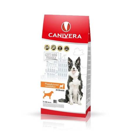 Canivera Puppy & Junior All Breeds Lamb & Rice 14kg