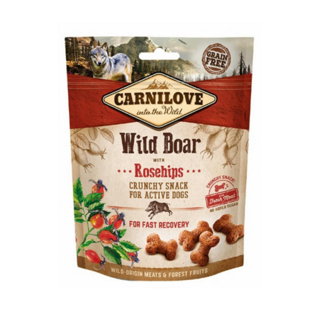 Carnilove Wild Boar with Rosehips Crunchy Snack 200g