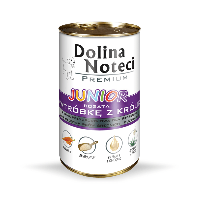 Dolina Noteci Premium Junior králíková játra 12x400g