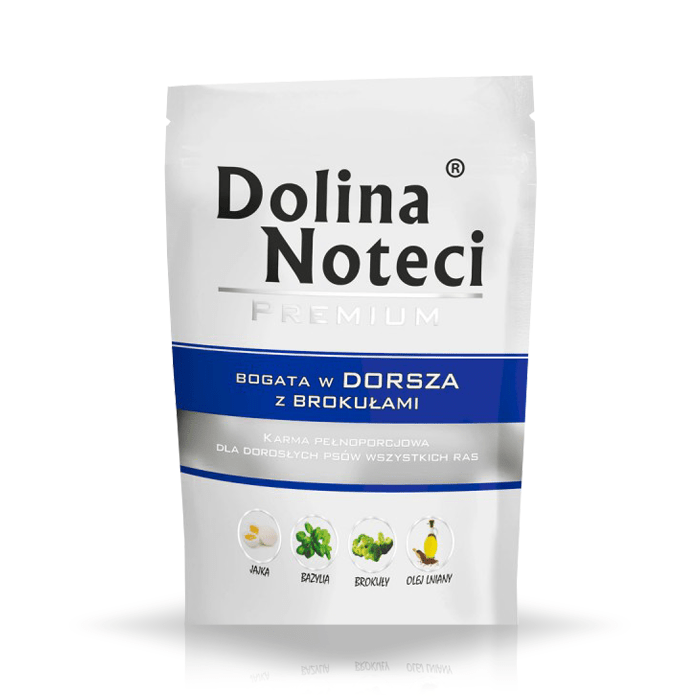 Dolina Noteci Premium bohatá na tresku s brokolicí 10x150g