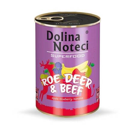 Dolina Noteci Superfood Srnčí a hovězí maso 6x400g