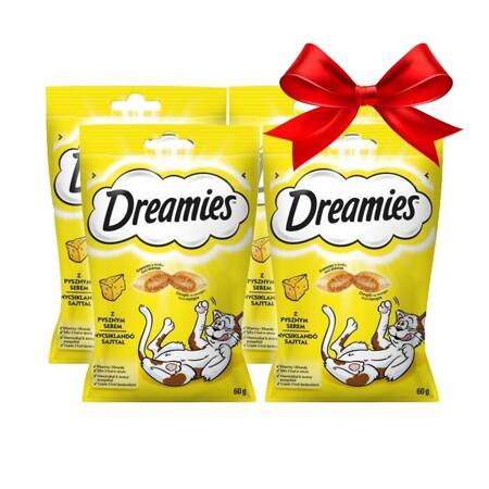 Dreamies kočičí pamlsek sýr 60g x 4