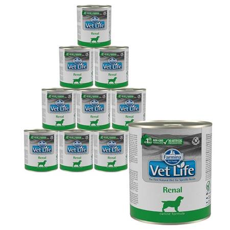 Farmina Vet Life Natural Diet Dog Renal 300g x 12