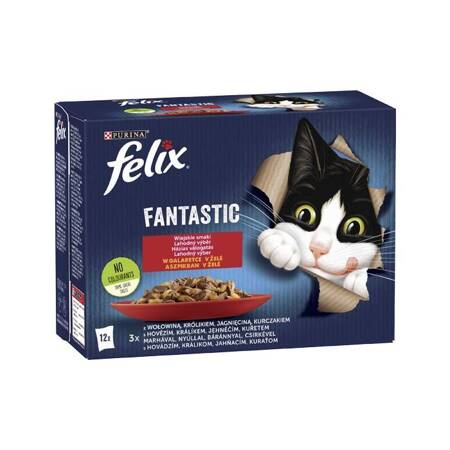 Felix Fantastic v želé Venkovské příchutě 85g  x 12