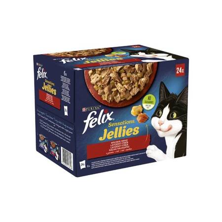 Felix Sensations v želé Venkovské příchutě 85 g x 24