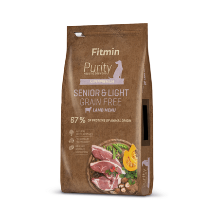 Fitmin Dog Purity Grain Free Senior & Light Lamb 12kg