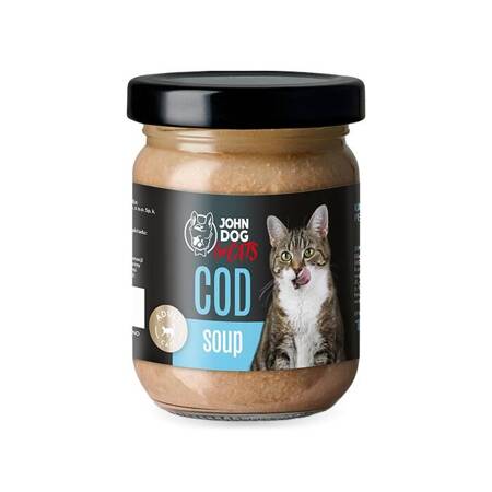 John Dog for Cats Polévka se treskou 100g