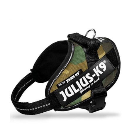 Julius-K9 Postroj pro psa velikost 1/L maskáčový 63–85 cm / 50 mm