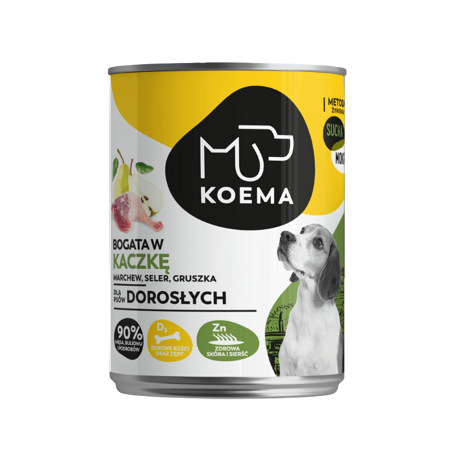 Koema 90% masa kachna 12x400g