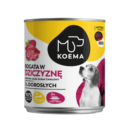 Koema 90% masa zvěřina 6x800g