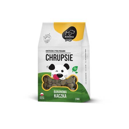 Koema Chrupsie cookies z psí pekárny Banánová kachna 230g