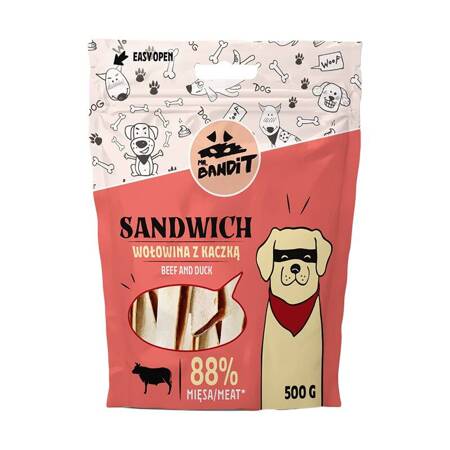 Mr. Bandit Sandwich hovězí s kachnou 500g