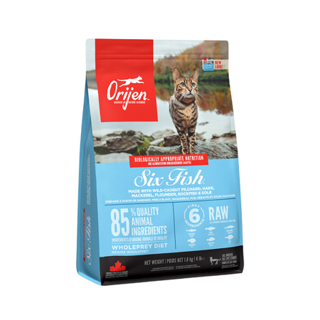 Orijen Six Fish Cat 2x1,8kg