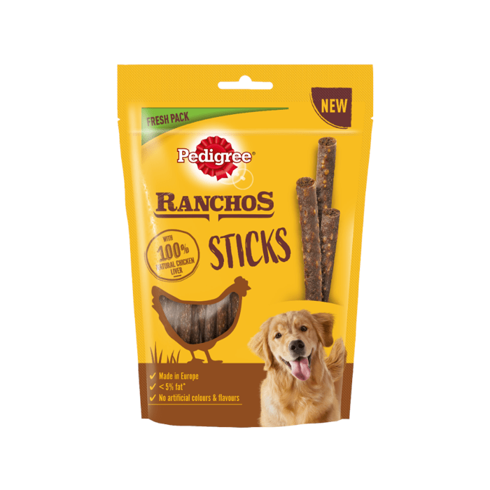 Pedigree Ranchos Sticks kuře 60g