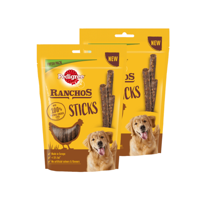 Pedigree Ranchos Sticks kuře 60g x 2