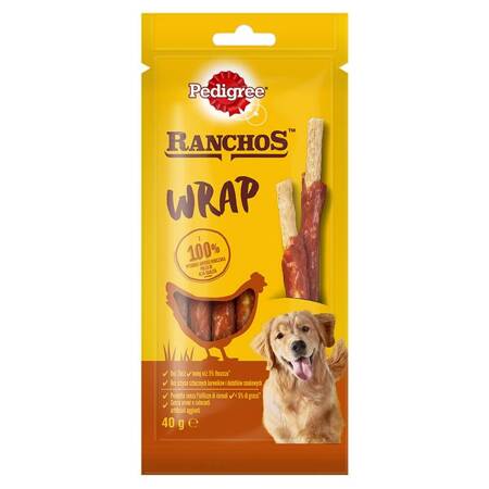 Pedigree Ranchos Wrap kuře 40g