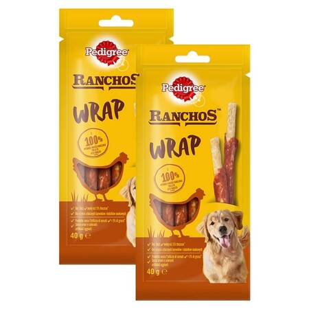 Pedigree Ranchos Wrap kuře 40g x 2