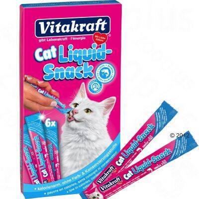 VitaKraft Cat Liquid-Snack Ryba 15g (6 ks)