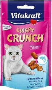 Vitakraft Crispy Crunch losos pro kočku 60g