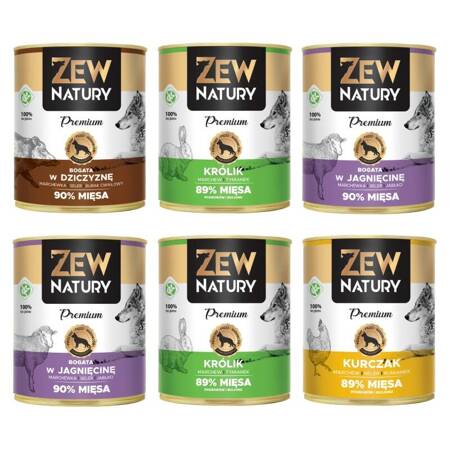 Zew Natury 89% masa mix chutí 800g x 6