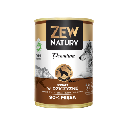 Zew Natury 89% srnčí maso 12x400g