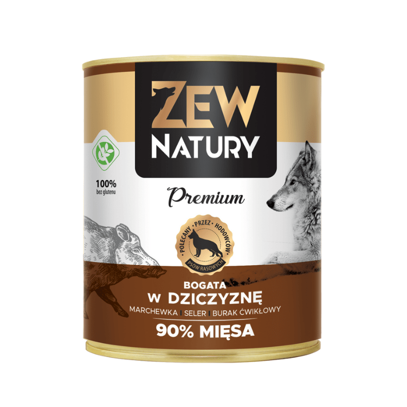 Zew Natury 89% srnčí maso 6x800g