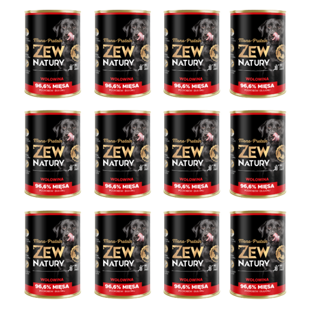 Zew Natury Mono Protein hovězí maso 12x400g