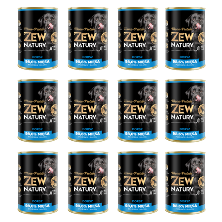 Zew Natury Mono Protein treska 400g x 12