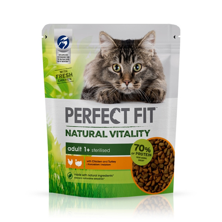 Perfect Fit Natural Vitality 1+ s krůtou 650g