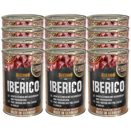 Belcando Adult Iberico vepřové maso, cizrna a borůvky 400g x 12