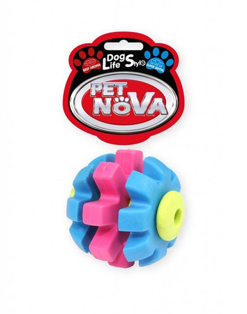 Pet Nova Míč Zubní SuperDentBall o aromatu hovězího masa barvitý 7cm