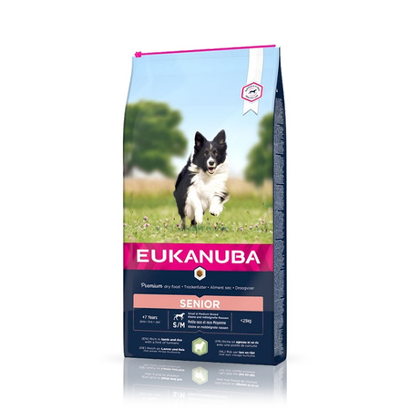 Eukanuba Senior Small & Medium Breed Lamb & Rice 12kg