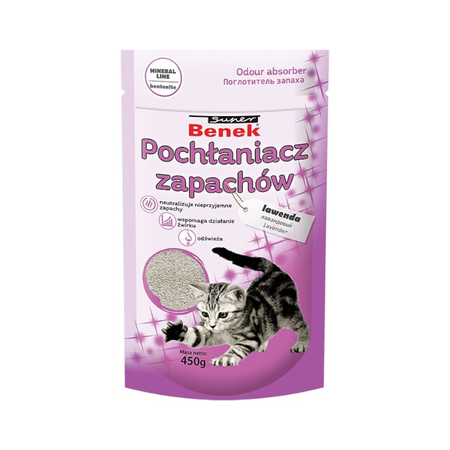 Benek pohlcovač pachů levandule 450g