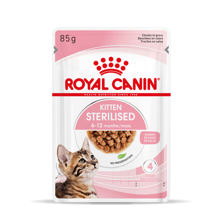 Royal Canin Kitten Sterilised FHN v omáčce 12x85g